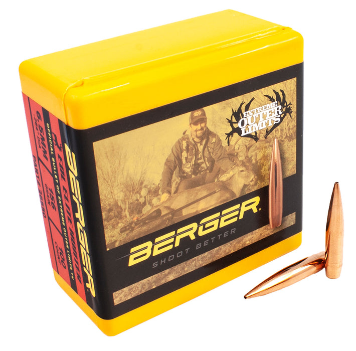 Berger Bullets 26550 Elite Hunter Outer Limits 6.5mm 156gr Boat Tail 100/Box