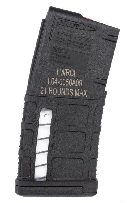 LWRC 2000123A01 PMAG  Black Detachable 20rd 6.8 SPC for LWRC SIX8