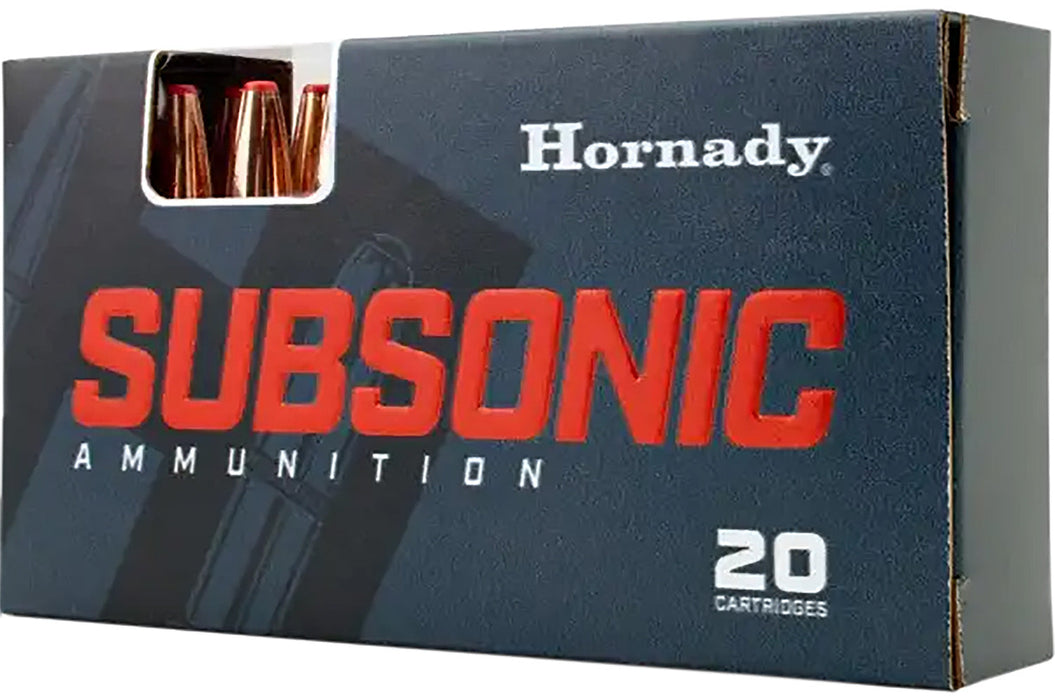 Hornady 82742 Subsonic  45-70 Gov 410 gr 1075 fps Sub-X (SX) 20 Bx/10 Cs