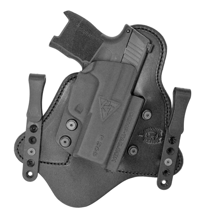 Comp-Tac C225SS263RBSN MTAC  IWB Black Kydex/Leather Belt Clip Fits Sig P365XL Right Hand