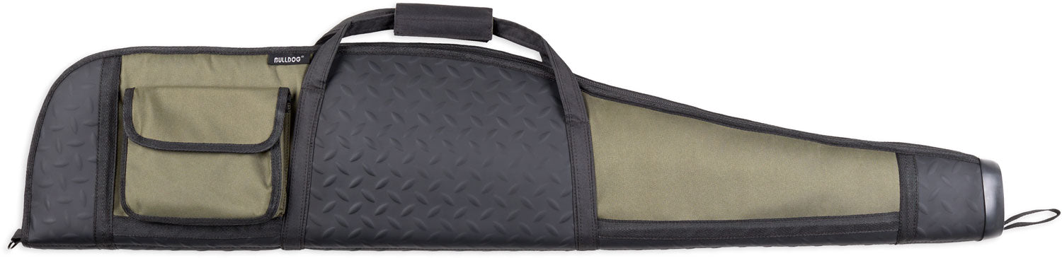 Bulldog BD310 Armor Rifle Case 48" Black with Green Panels Water-Resistant Nylon