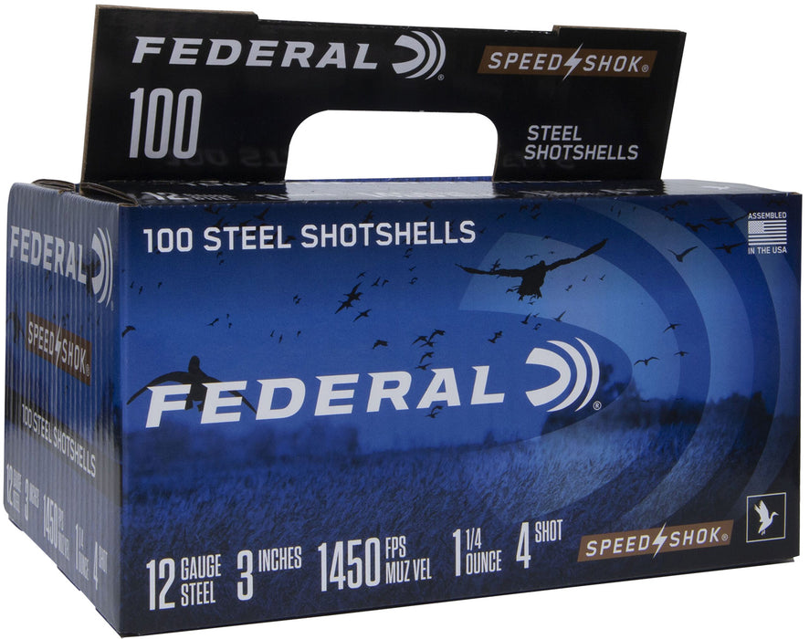 Federal WF1421004 Speed-Shok  12 Gauge 3" 1 1/4 oz 1450 fps 4 Shot 100 Bx/2 Cs