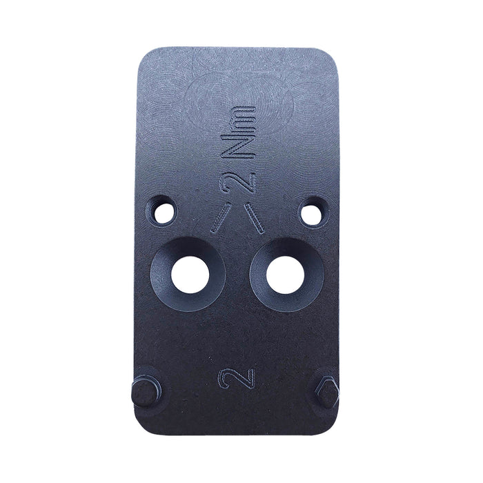 HK 50254262 Optic Plate #2 Black Steel, Fits HK VP9 OR RMR/Holosun Pattern Footprint Mount