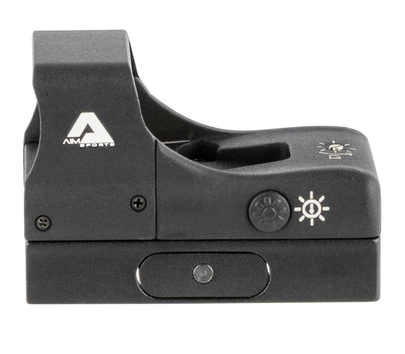 Aim Sports RT5C1 Compact Reflex Sight  Matte Black 1 x 27 mm 3.5 MOA Red Dot