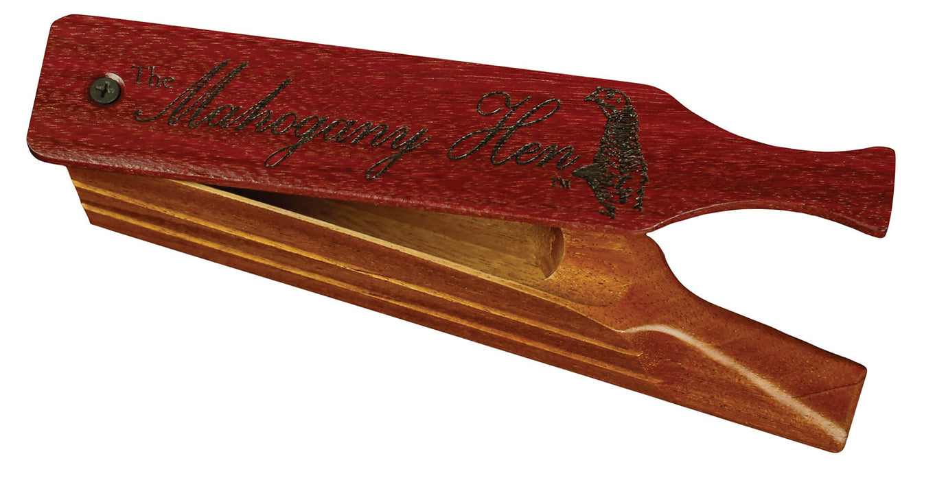 Woodhaven WH345 Mahogany Hen  Box Call Turkey/Hen Sounds Attracts Turkeys Mahogany Wood