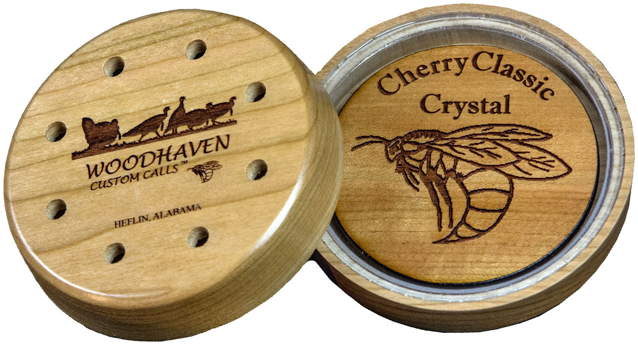 Woodhaven WH055 Cherry Classic  Friction Call Attracts Turkeys Natural Crystal/Wood