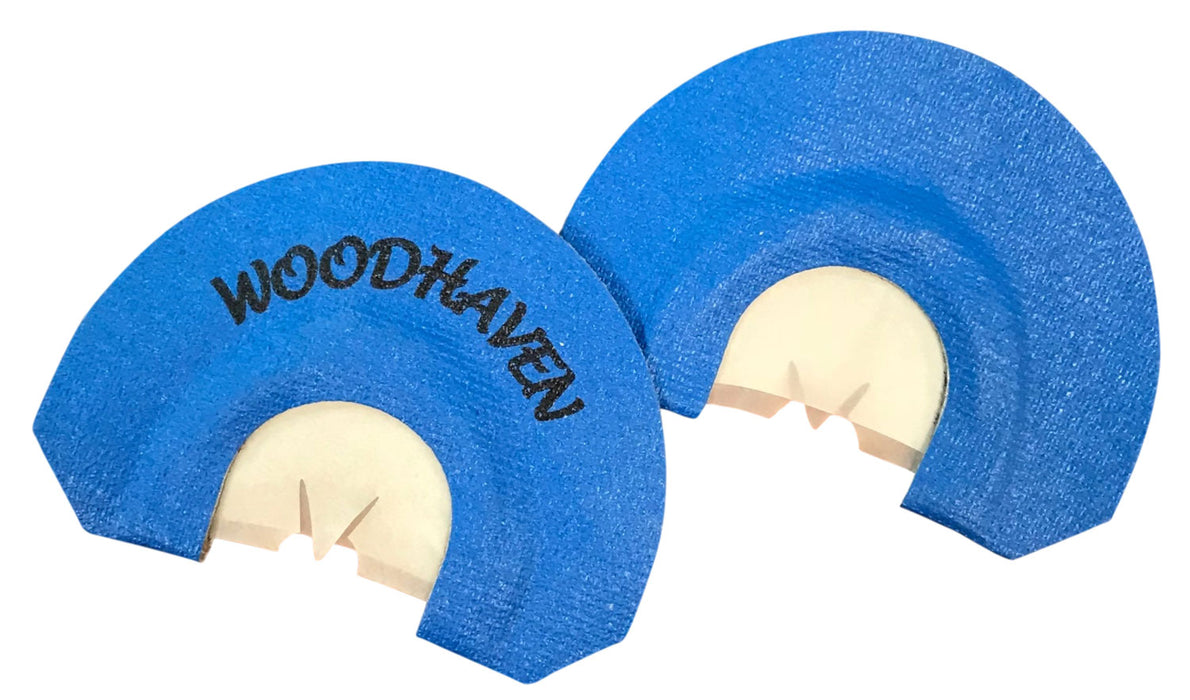 Woodhaven WH078 Blue Vyper Billy Yargus Diaphragm Call Double Reed Attracts Turkeys Blue