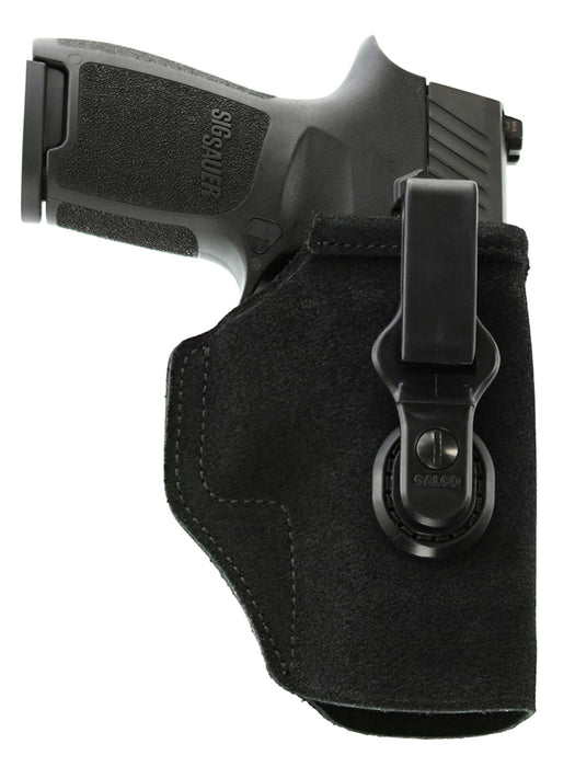 Galco TUC158B Tuck-N-Go 2.0 IWB Black Leather UniClip/Stealth Clip Fits Charter Arms Undercover/S&W J Frame 2.25" Ambidextrous