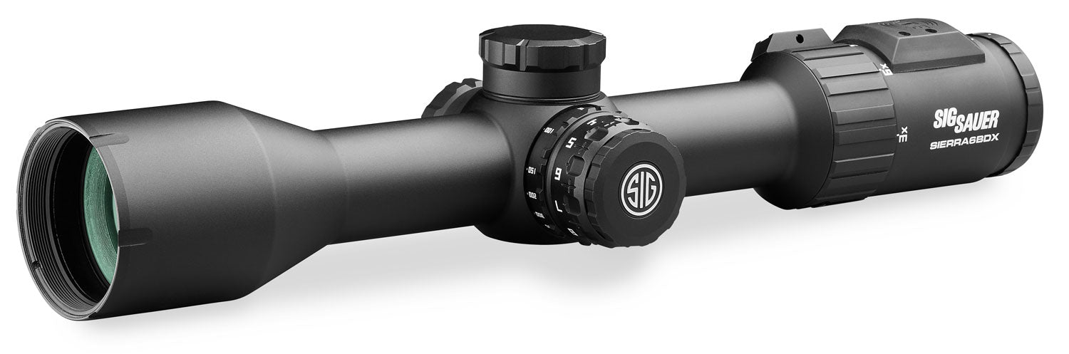 Sig Sauer Electro-Optics SOSBDX631 Sierra 6 BDX 2 Black Anodized 3-18x44mm 30mm Tube Illuminated BDX-R2 Reticle