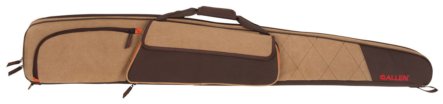 Allen 82152 Humbolt Shotgun Case Tan w/Brown Panels & Trim Cotton/Endura 52" Long Shotgun