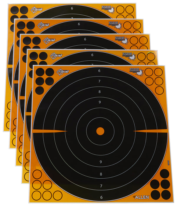 EZ-Aim 15227 Splash Reactive  Bullseye Adhesive Includes Pasters 5 Pack