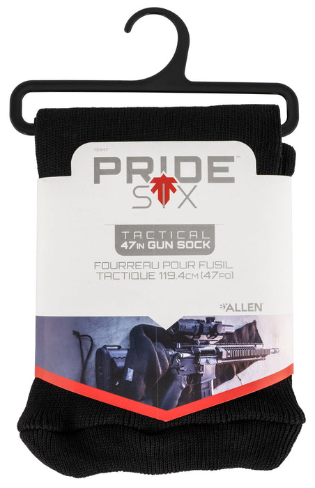 Tac Six 13247 Tactical Rifle Gun Sock  fits Tactical Firearms w/wo Scope Up To 47" Long, Silicone Treated, Cinch Closure