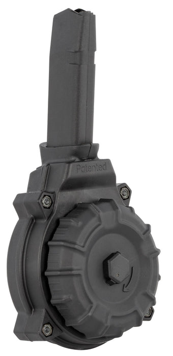 ProMag DRMA20 Standard  50rd Drum 9mm Luger Compatible w/Glock 43X/48 Black DuPont Zytel Polymer