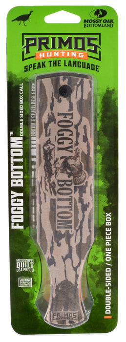 Primos PS2960 Foggy Bottom  Box Call Turkey Hen Sounds Attracts Turkeys Mossy Oak Original BottomLand Wood