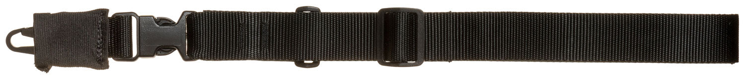 Tacshield T6005BK CQB Sling made of Black Webbing with HK Snap  Hook & Single-Point Design for Rifle/Shotgun