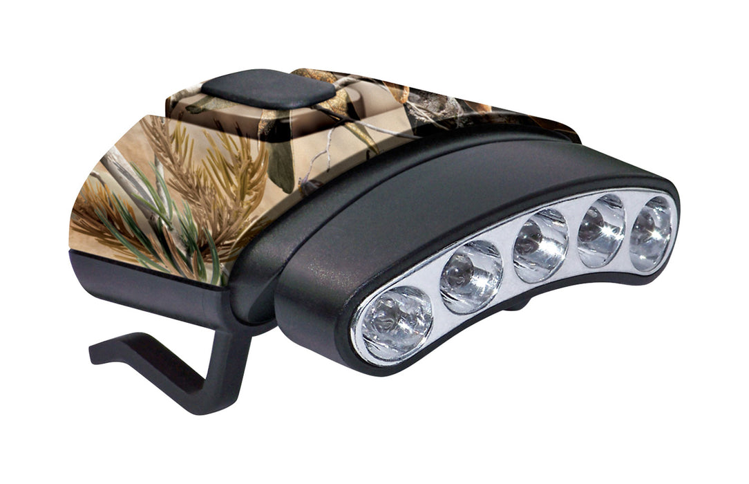 Cyclops CYCHCDTWGN Orion Tilt 30 Lumens Green/White LED Bulb Camo Clip-On