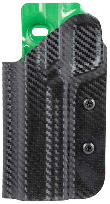 Uncle Mike's 54RNC75BGL Range/Competition Holster OWB Black/Green Boltaron Belt Slide Fits S&W M&P/S&W M&P 2.0/S&W Core/S&W M&P 1.0 Left Hand