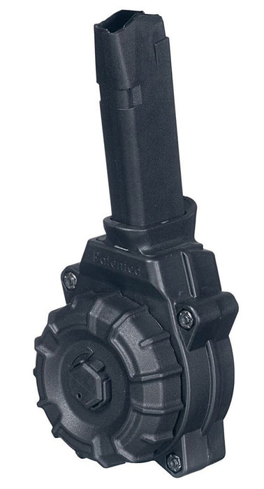 ProMag DRMA35 Standard  30rd Drum 9mm Luger Compatible w/ Glock 43X/48 Black DuPont Zytel Polymer