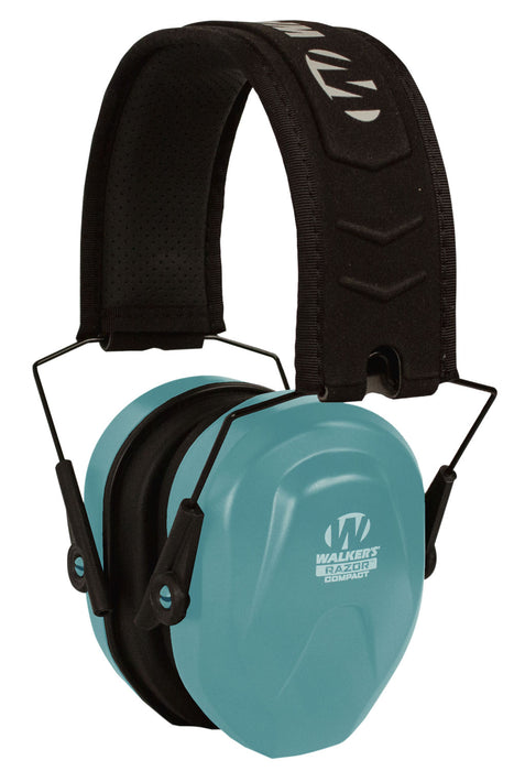 Walker's GWPCRPASBL Razor Compact Passive Muff 24 dB Over the Head Black/Blue Fits Youth/Women