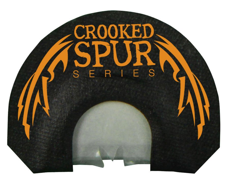 Foxpro CSMOUTHBL Crooked Spur V-Cut Diaphragm Call Attracts Turkeys, 3.5 Prophylactic Reeds,