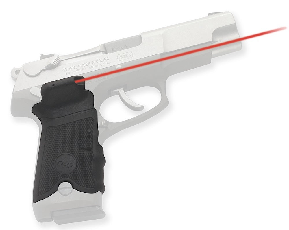 Crimson Trace 011190 LG-389 Lasergrips Black Red Laser Ruger P-Series ...