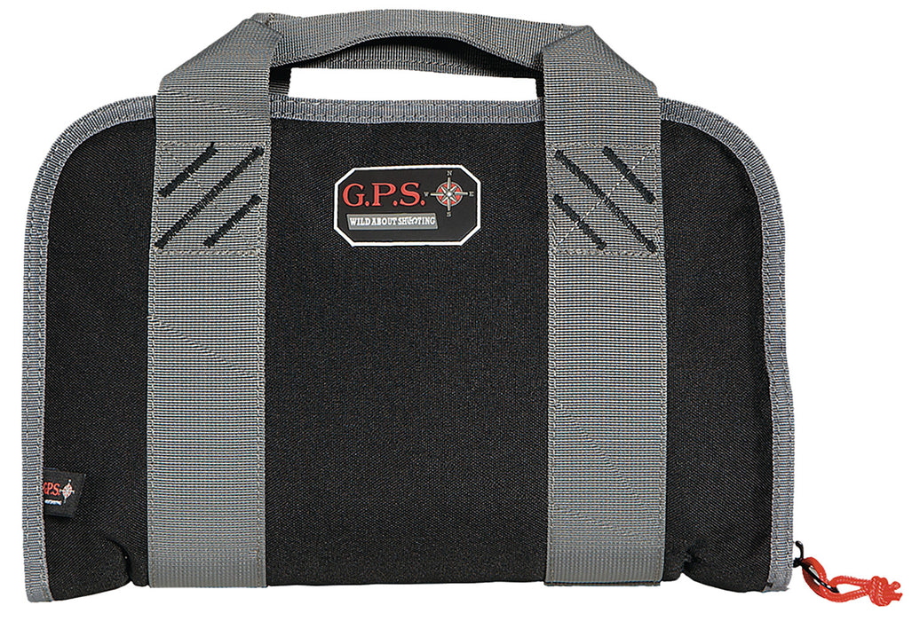 GPS Bags 1107PCCB Double Compact Black Holds 1-2 Handguns