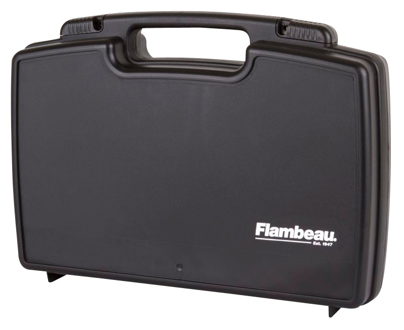 Flambeau 6455SC Safe Shot Pistol Pack Case Black Polymer Holds 2 Pistols