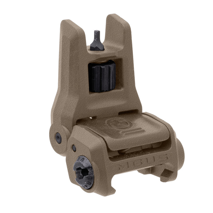 Magpul MAG1166-FDE MBUS 3 Sight Front  Flat Dark Earth Flip Up AR-10/AR-15/M4/M16/M110/SR-25