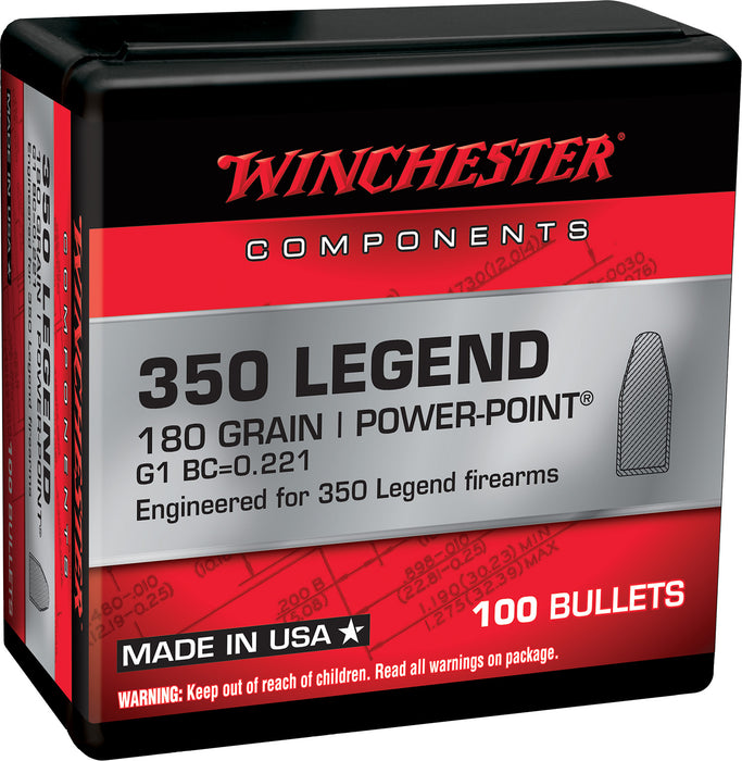 Winchester Ammo WB350P180X Centerfire Rifle  350 Legend 180 gr Power Point 100 Per Box/ 10 Case