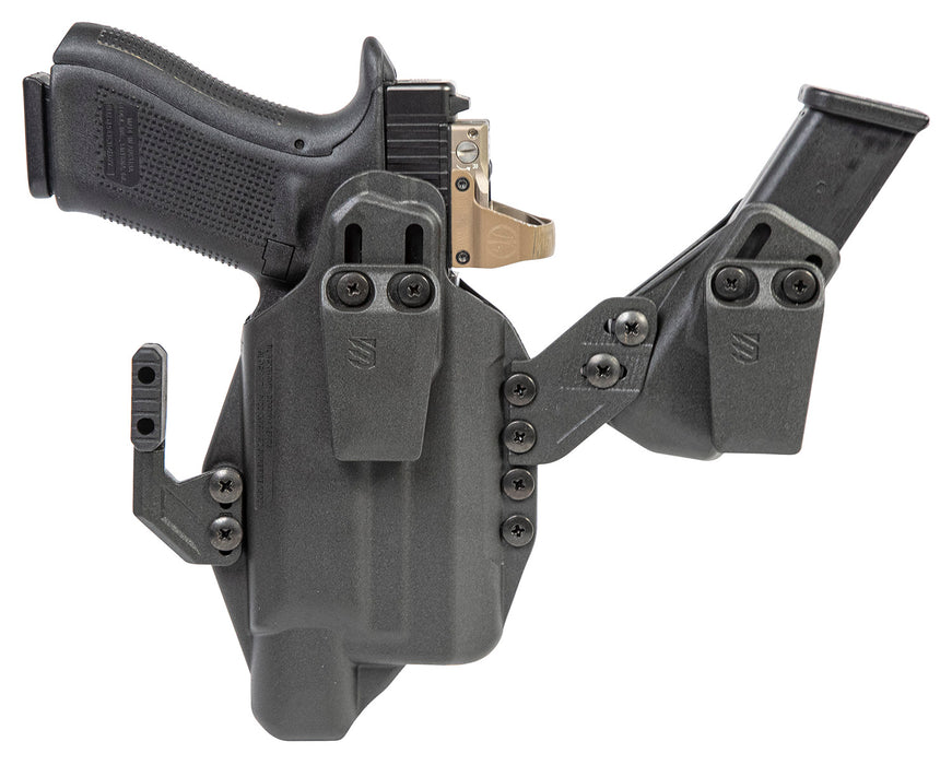 Blackhawk 416963BK Stache  IWB Size 63 Black Polymer Belt Clip Fits S&W M&P Shield w/Crimson Trace Laser Ambidextrous