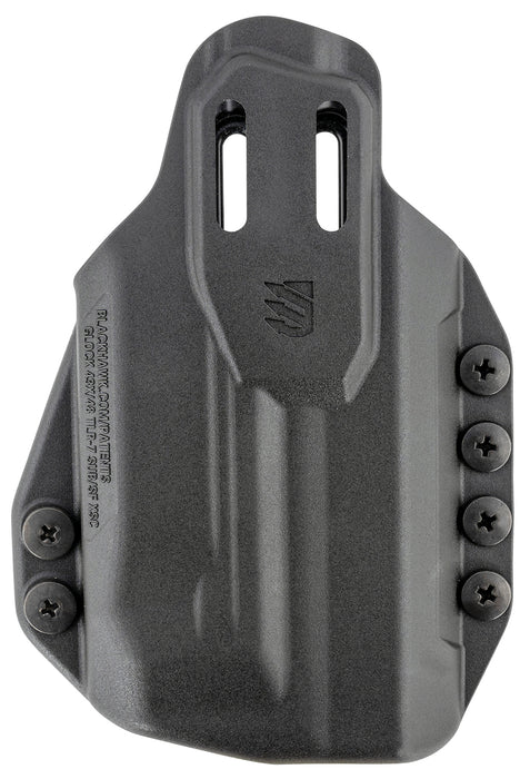 Blackhawk 416476BK Stache  IWB Size 76 Black Polymer Belt Clip Compatible w/Glock 43X/48 w/SureFire XSC Ambidextrous