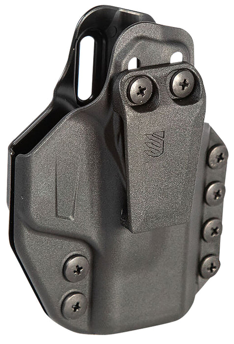 Blackhawk 416076BK Stache  IWB Size 76 Black Polymer Belt Clip Compatible w/Glock 48/S&W Shield EZ9 Ambidextrous