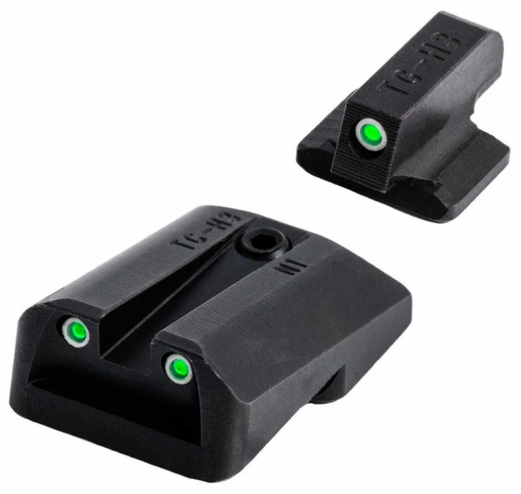 TruGlo TGTG231N4 Tritium  Black | Green Tritium Front Sight Green Tritium Rear Sight