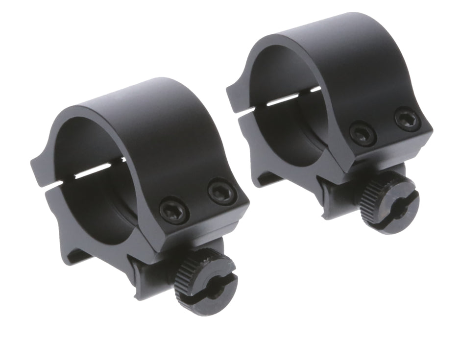 TruGlo TGTG8961B1 Lightweight Scope Rings  Matte Black 1" Medium