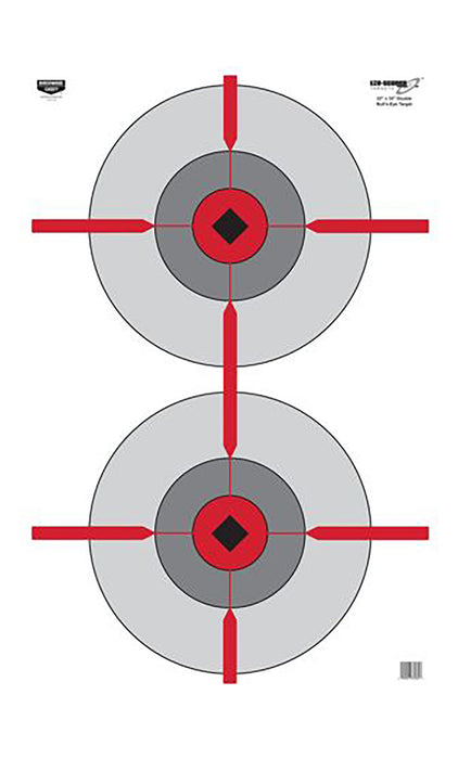 Birchwood Casey 37031 EZE-Scorer  Bullseye Paper Target 23" x 35" 100 Per Pkg