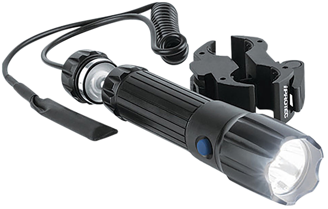 iProtec 6105 LG110LR Shotgun Light/Laser Combo  Black Anodized Red Laser 110 Lumens White Light