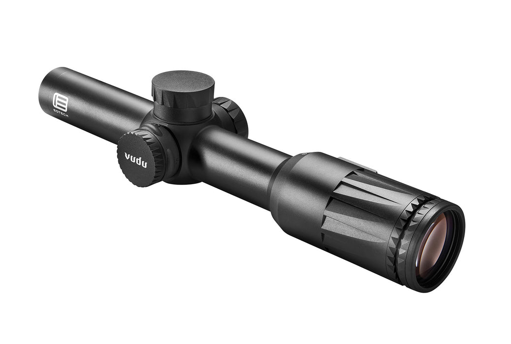 Eotech VDU18SFHC3 Vudu SFP Black Anodized 1-8x 24mm 30mm Tube 24mm Tube Illuminated HC3 MOA Reticle Features Throw Lever