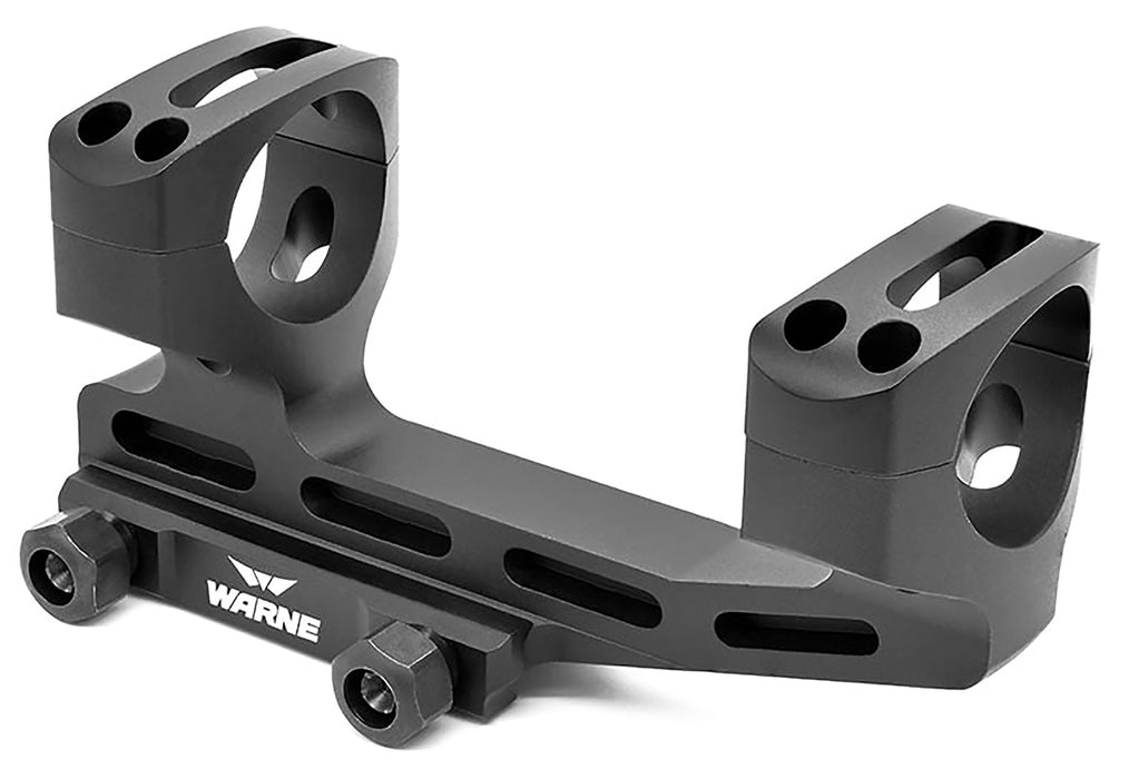 Warne SHXSKEL34TW X-SKEL Scope Mount/Ring Combo Black Anodized 34mm