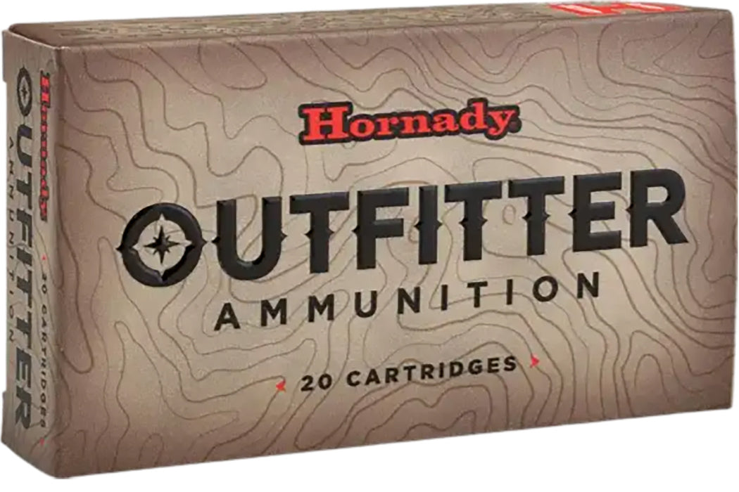 Hornady 822124 Outfitter  300 Wthby Mag 180 gr 3100 fps Copper Alloy eXpanding (CX) 20 Bx/10 Cs