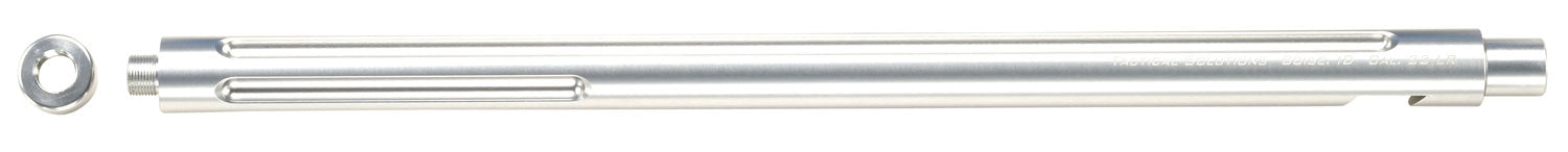 Tactical Solutions 1022TESIL X-Ring Barrel 22 LR 16.50" Silver Finish Aluminum Material with Fluting & Threading for Ruger 10/22