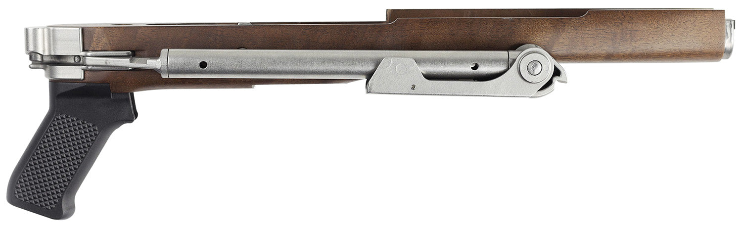 Samson 10-00001-00 A-TM Folding Stock Stainless Steel & Walnut Finish with Black Polymer Grip for Ruger Mini-14, Ruger Mini Thirty Right Hand (Rifle Parts NOT Included)