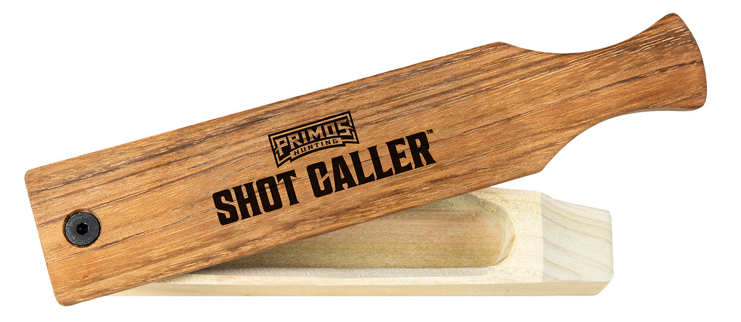 Primos PS2962 Shot Caller  Box Call Attracts Turkey Natural