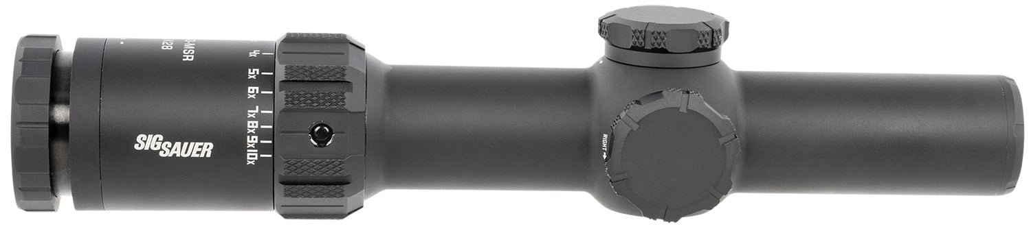 Sig Sauer Electro-Optics SOTM11000 Tango-MSR LPVO Black 1-10x28mm 34mm Tube Illuminated Red MSR BDC10 Reticle Features Throw Lever & ALPHA-MSR Mount