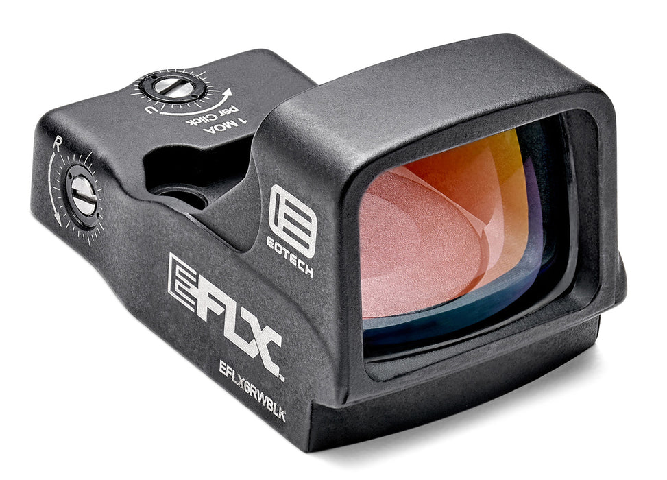 Eotech EFLX6RWBLK EFLX Mini  Black Anodized 1x 6 MOA Red Dot Reticle