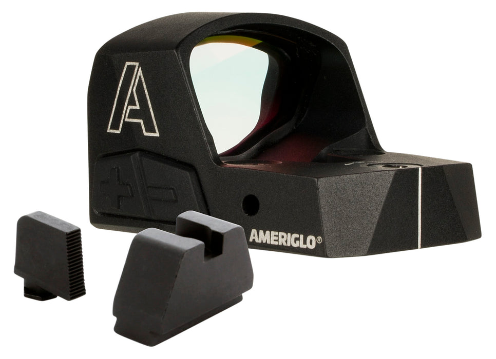 AmeriGlo HVN03 Haven Carry Ready Combo Matte Black 1 x 1.10" x 0.75" 3.5 MOA  Red Dot Reticle