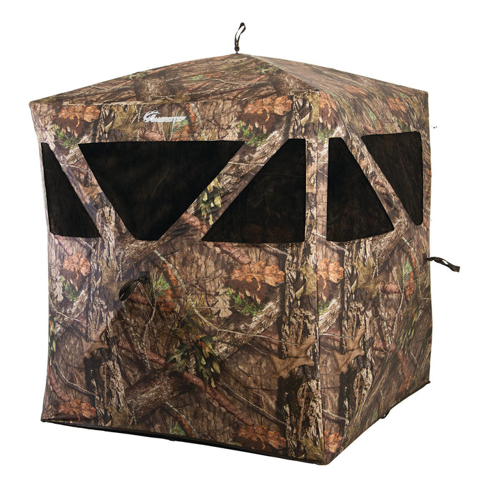 Ameristep AMSAMEBL3031 Care Taker Run & Gun Hub-Style Mossy Oak Break-Up Country 300 Durashell Plus 65" H x 49.50" L