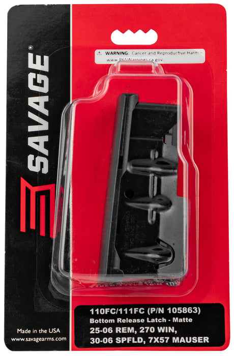 Savage Arms 55117 110  4rd 270 Win/30-06 Springfield/25-06 Rem Fits Savage 11FC/10 Predator Hunter/12LRP/12FCV/10FC/110 Blued Steel