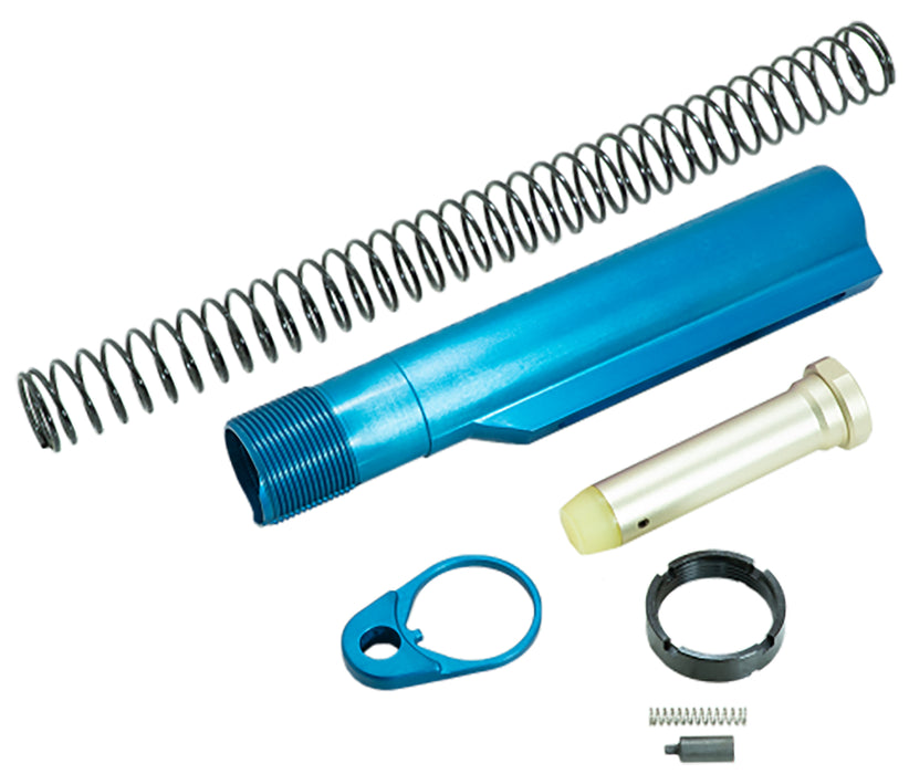 Timber Creek Outdoors ARBTKB Buffer Tube Kit  Blue Anodized for AR-15