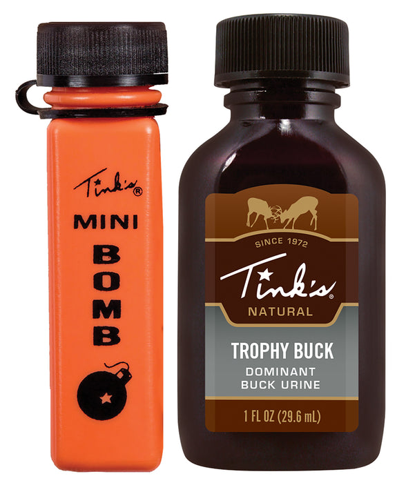 Tinks W6197 Trophy Buck  Deer Attractant Buck Urine Scent 1 oz Includes Mini Bomb