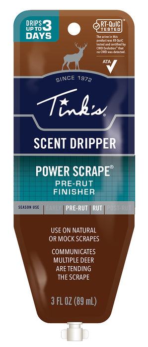 Tinks W5978 Scent Dripper Pre-Rut Deer Attractant Pre-Rut Finisher Scent 3 oz Dripper